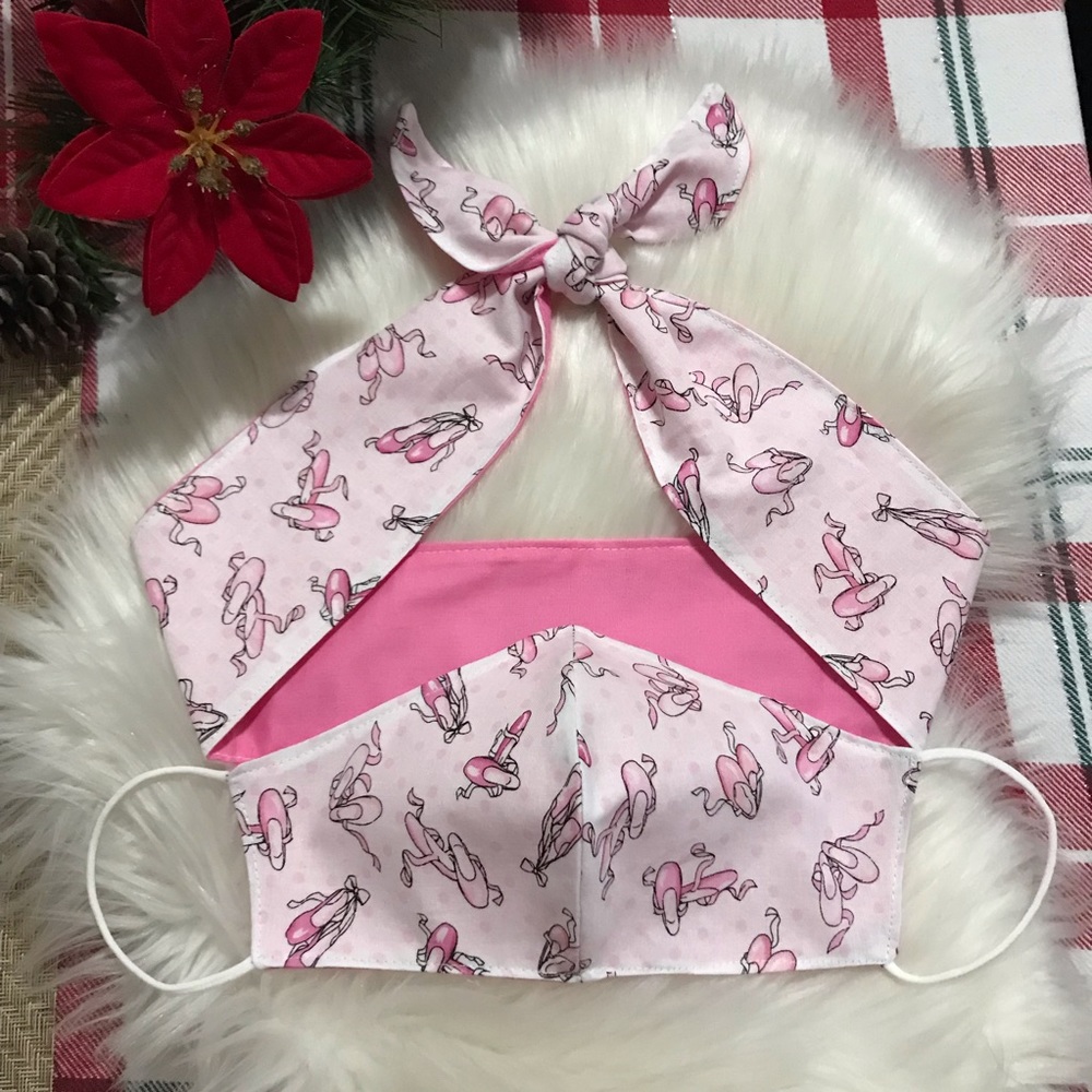 Ballerrina shoes headband /Face Mask